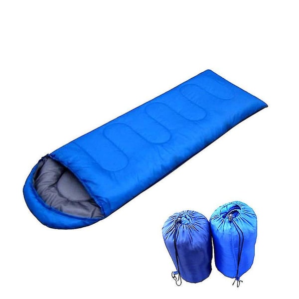 Utomhussovsäckar för vuxna med kompressionssäck Blue