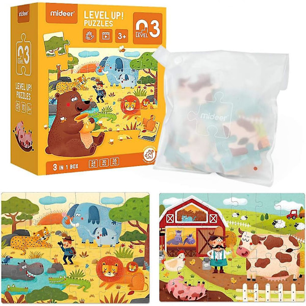 Level Up pussel, toddler för barn (nivå