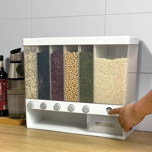 10L väggmonterad separat rishink spannmålsdispenser