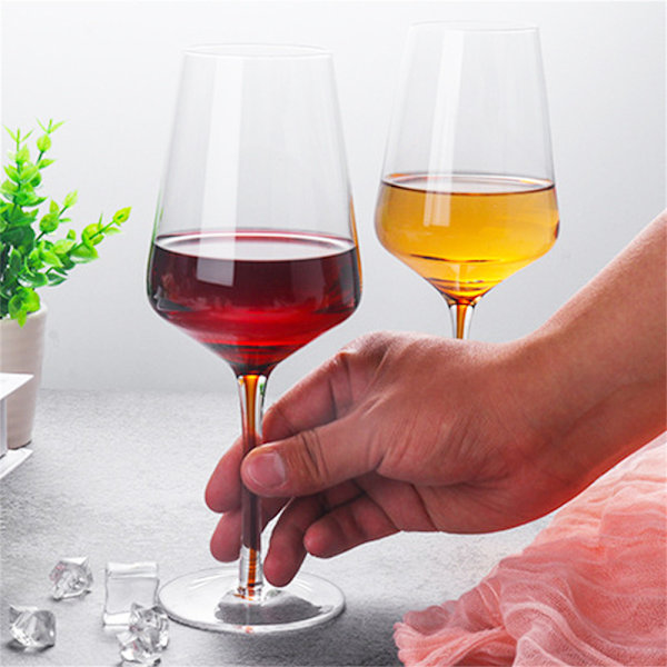 Crystal Wine Glass, Transparent High-legged Crystal Wine