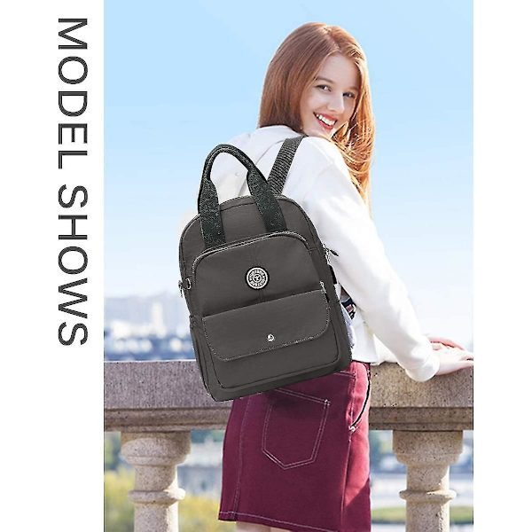 Kvinnors ryggsäck Nylon axelväska Crossbody Hand
