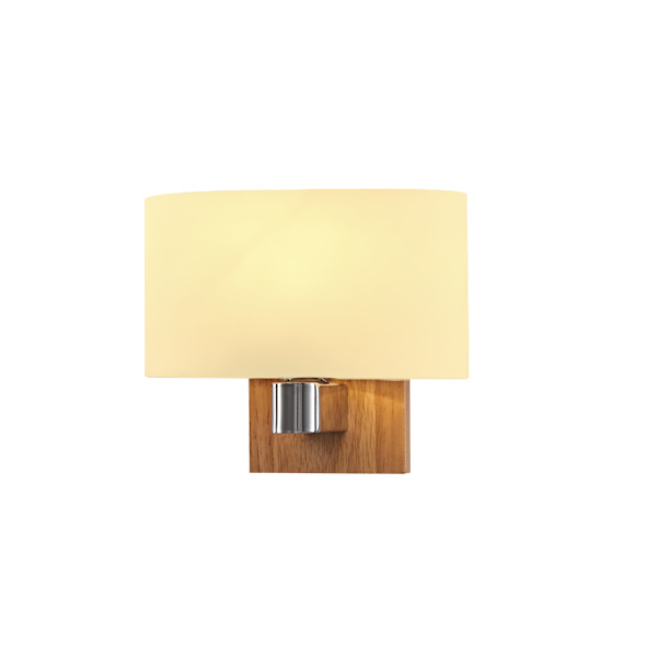 Inomhus träkonst vägglampa, modern enkel stil, mångsidig