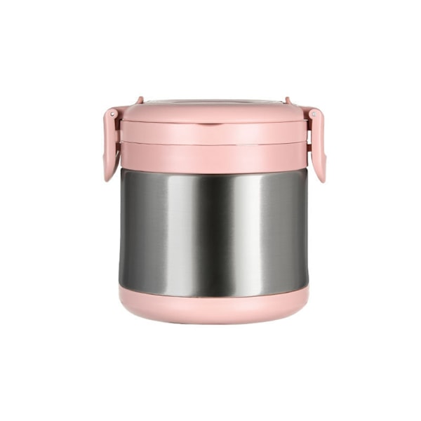 304 matlåda i rostfritt stål, värmebevarande och försegling Pink