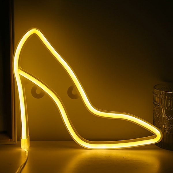 Varma Neon High Heels Lights Neon Lampa Neon Lights För Väggar