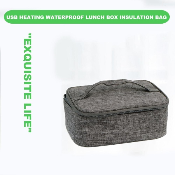 USB Uppvärmning Lunchbox Isoleringsväska Utomhus picknickkontor