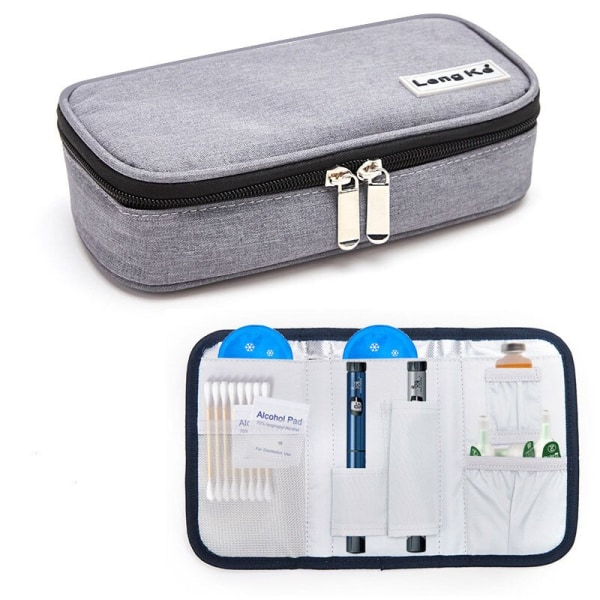 Bärbar Medicin Ice Pack Insulin Kylbox Väska