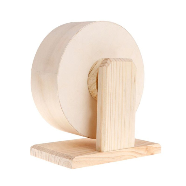1st Trä Mute Roller Hamster Löpning Träningshjul Leksaker