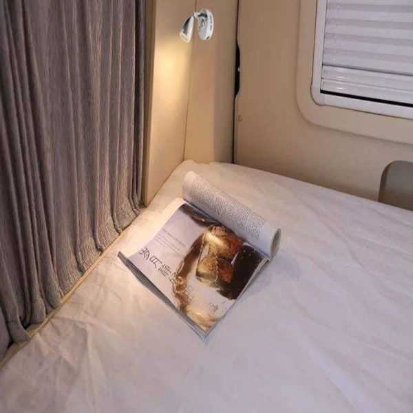 3W LED Touch Dimming RV Läsljus USB -gränssnittsavläsning
