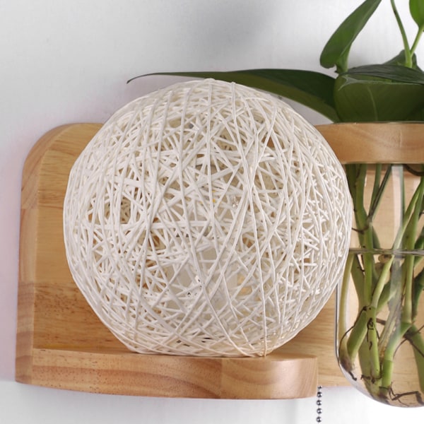 Vägglampa i massivt trä inomhus, kreativ enkel modern stil, White