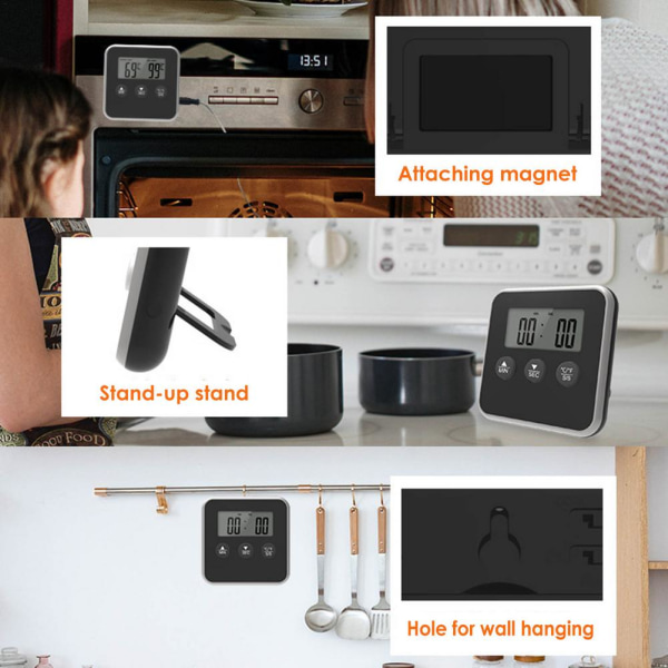 Digital kötttermometer Omedelbar läsning av matsondstermometer