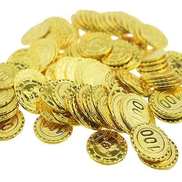 2022 Nya Skattkista Skattkista Piratguldmynt Silver