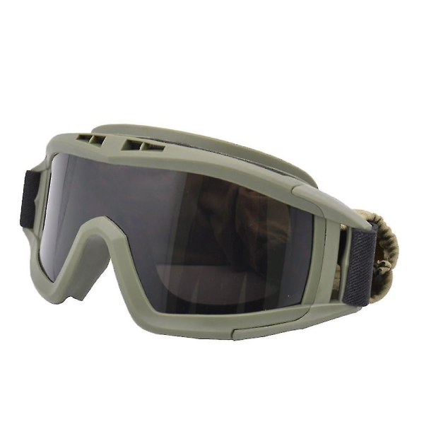 Militära Airsoft Tactical Goggles Green