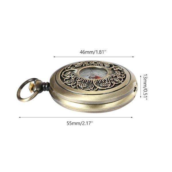 Vintage brons Kompass Watch Design Utomhusvandring