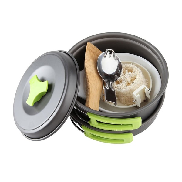 Camping Köksredskap Mess Kit Gear Camp Tillbehör Utrustning