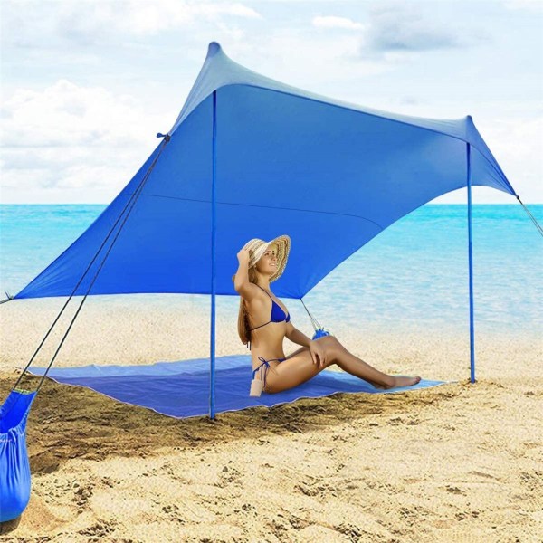 Ny Lycra Flexible Beach Canopy Camping Camping Markis