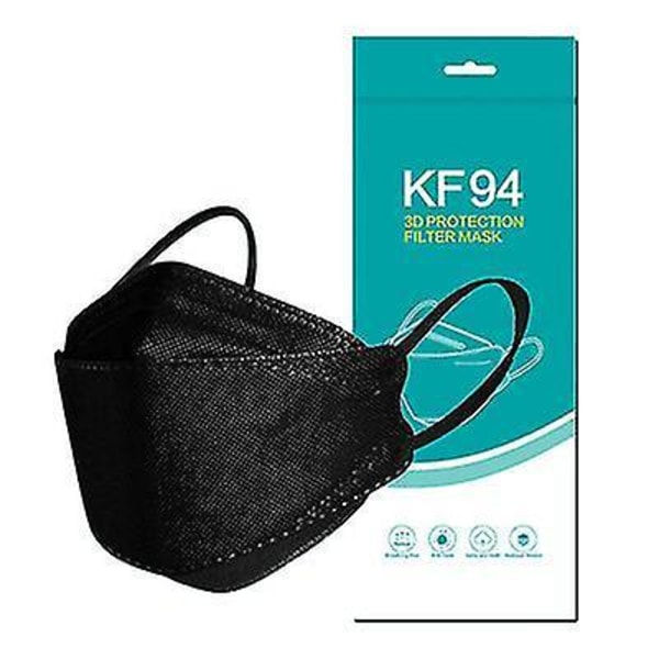 50 st [kf94 Face Safety Mask Black