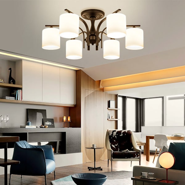 Nordic LED Taklampa Amerikansk sovrumslampa Modern