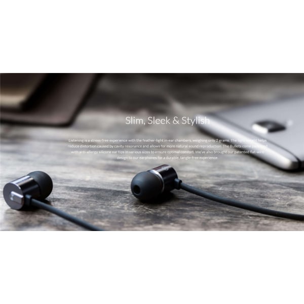 OnePlus Bullets 2T V2 Typ C Bullets Hörlurar Headset Med