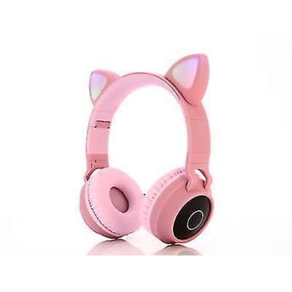 Cat Ear-hörlurar hopfällbara barn Bluetooth 5.0