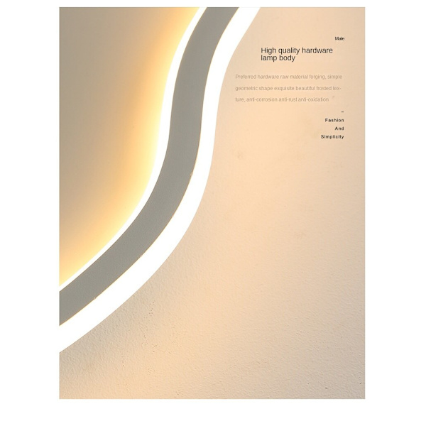 Cloud LED-taklampa, Diameter 40cm / Höjd 5cm, Vit White