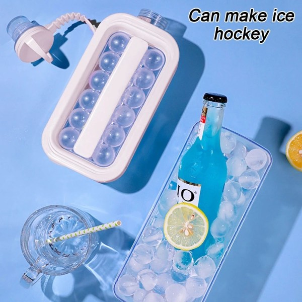 2 i 1 Bärbar Ice Ball Maker Ice Ball Making Mould Ice