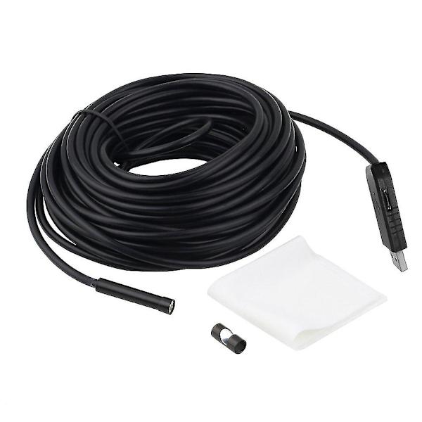 Yyh 15m vattentät 6 led USB endoskop inspektionsrör
