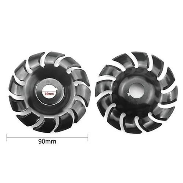Manganstål 90 mm 12 tänder träsnideriskiva 16 mm hål