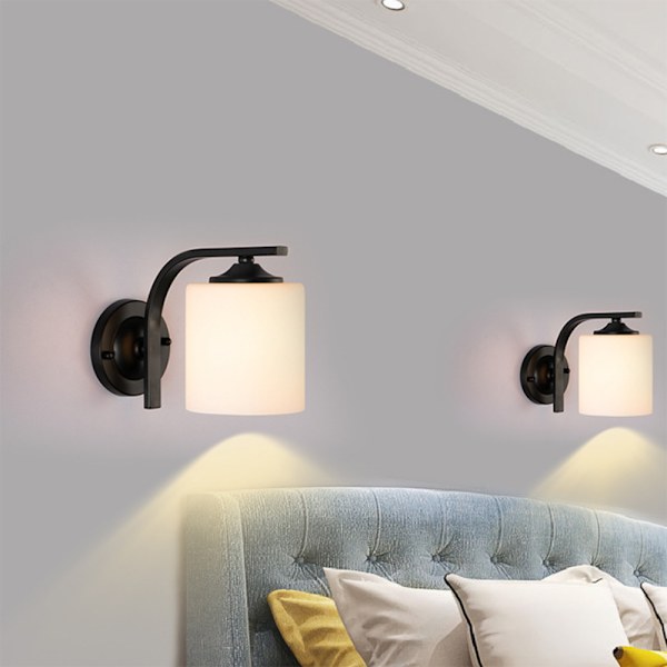 Vägglampa inomhus, kreativ enkelhet, modern stil, 2032 Black