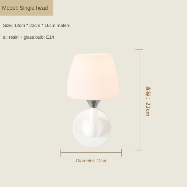 Vägglampa för inomhus, Creative Modern Simple Style, 4017