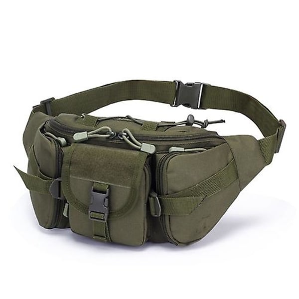 D05 Utomhussport Vattentät midjeväska Fiske Army Green