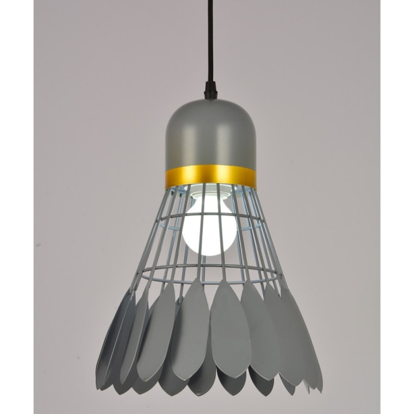 40CM fjäderljuskrona, 220V LED-ljus Macaron Modern