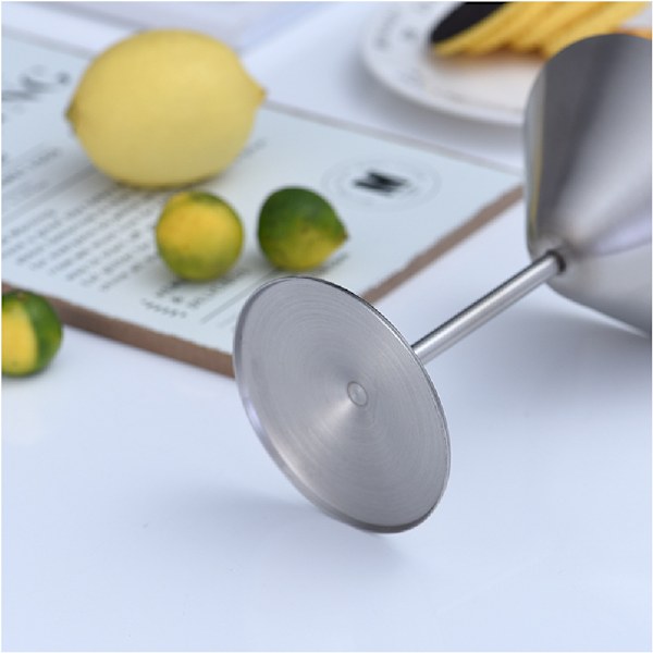 Rostfritt stål Cocktailglas, lämplig för KTV Triangle Silver