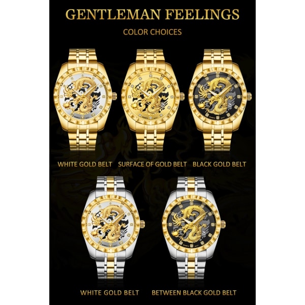Herr Quartz Armbandsur Man Watch Luminous Date Window