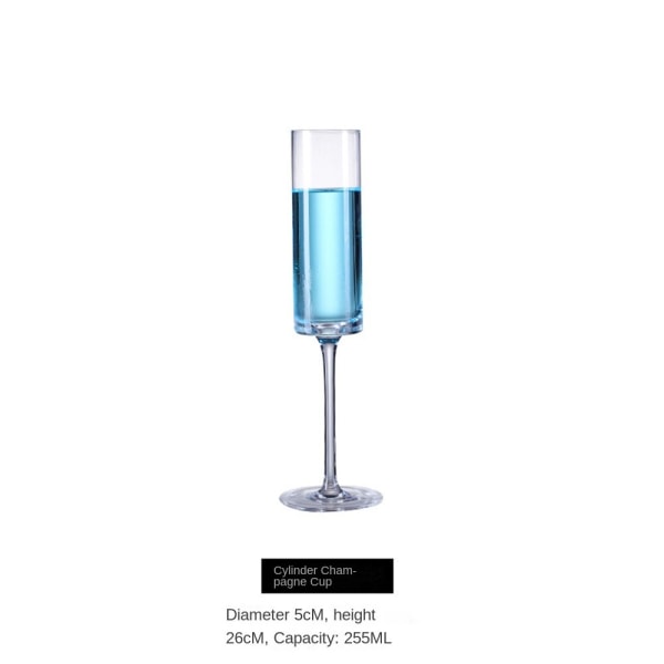 Kristallglas Cocktailglas, Klart högt blyfritt för rött