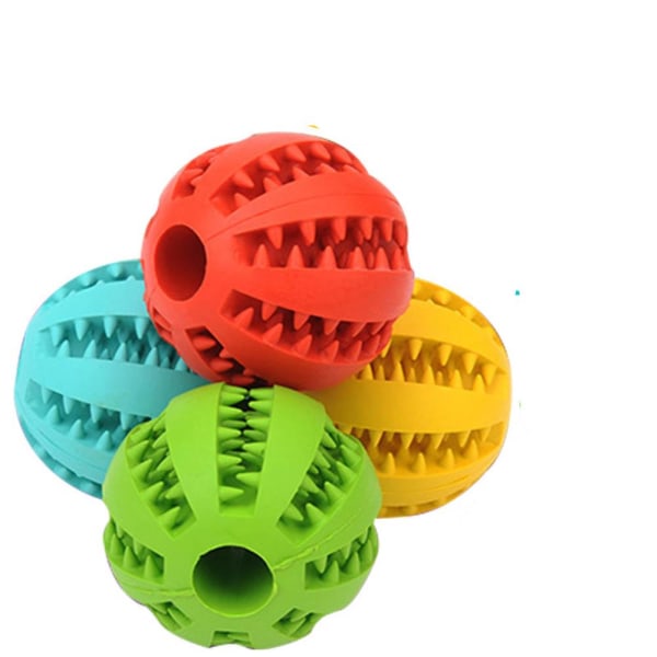 Pet Bite Resistant Watermelon Ball, gummi elastisk boll Red