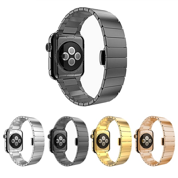 38/40/41MM, 42/44/45MM metallrem för Applewatch5/6/7 med Silver 42/44/45MM