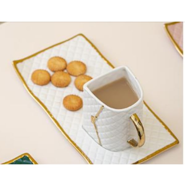 Kreativa set Keramisk kopp och fat High End