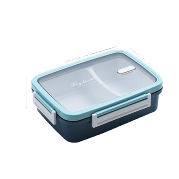 304 Lunchbox i rostfritt stål, lämplig för grundskolan Blue