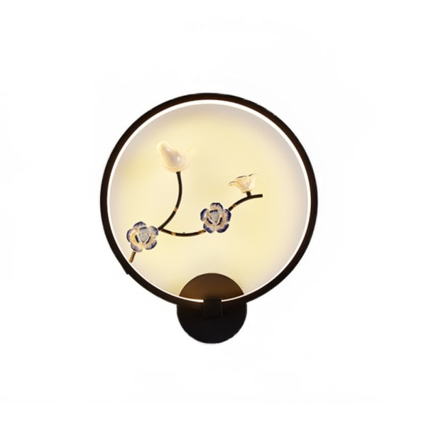 Vägglampa inomhus, Elegant, Patch Ljuskälla, Orkidé 18W warm light
