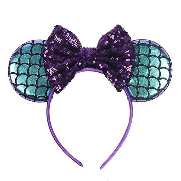 Princess Elsa Accessoarer Barn Paljett Sjöjungfru Pannband Party M