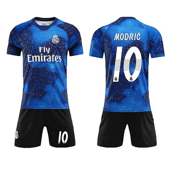 Real Madrid 2021-2022 Jubileumsskjorta Modric 10 20(115-125cm)