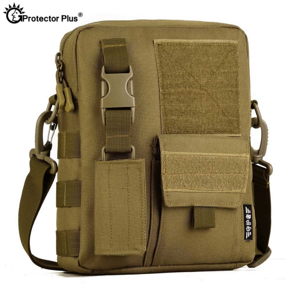 PROTECTOR PLUS Tactical Messenger Bag Herr Military Camo
