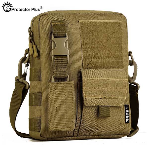 PROTECTOR PLUS Tactical Messenger Bag Herr Military Camo