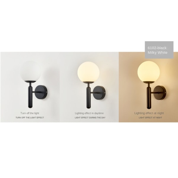 Vägglampa inomhus, kreativ modern minimalistisk stil, 6102 Copper