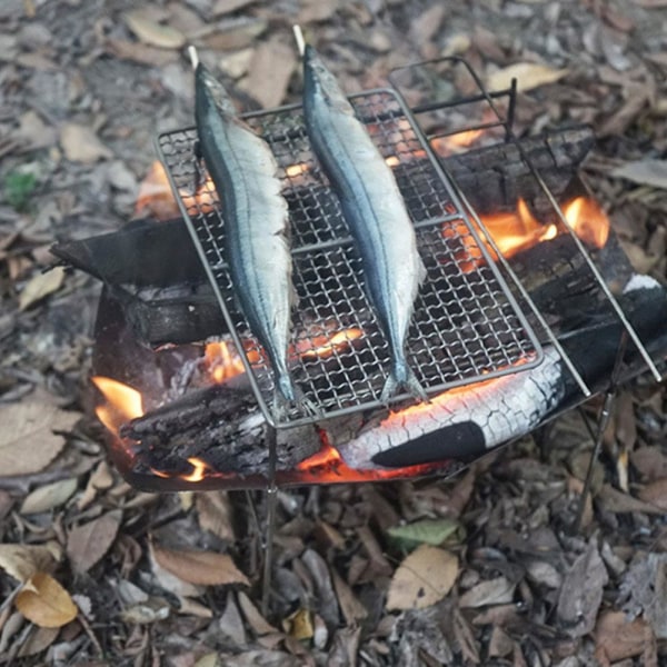 Utomhusställ Enkelt Grillställ Uppvärmning Stålgrill