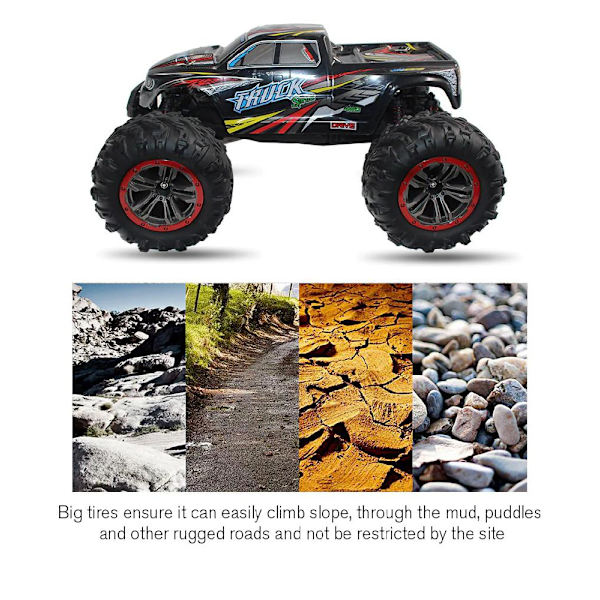 9125 Rc Car 1:10 Buggy Monster Truck 2.4G RC Car 4wd