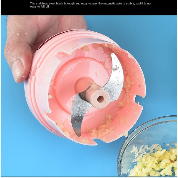 Pp Vitlökspress, lämplig för kök Manual Pink