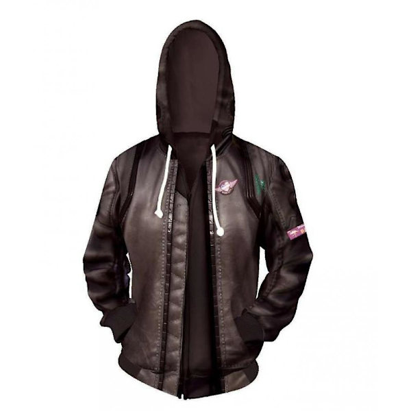 Spelfilm Ny Cyberpunk 2077 3d Jacket Zipper Cardigan