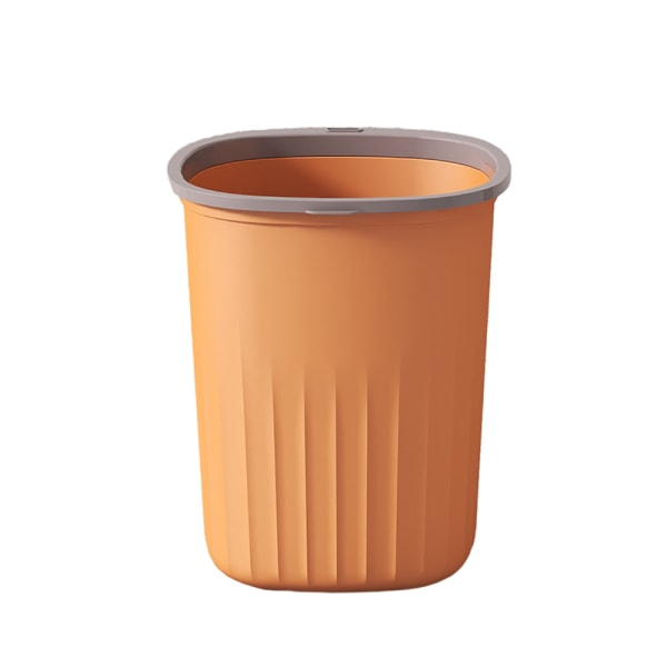 PP papperskorg, lämplig för hushållsrunda sopor Orange acb8 | Orange |  Fyndiq
