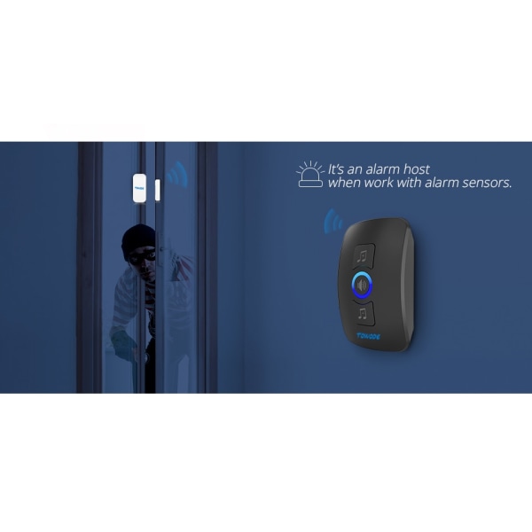 Trådlös dörrklocka Telefon Hem Voice Intercom Långdistans